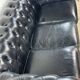 Vintage 1980 black leather Chesterfield sofa