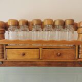 Wooden spice wall servant 60s/70s