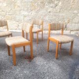 Set of six vintage designer chairs