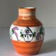 Vase ceramic motifs clowns accolay design 60 years