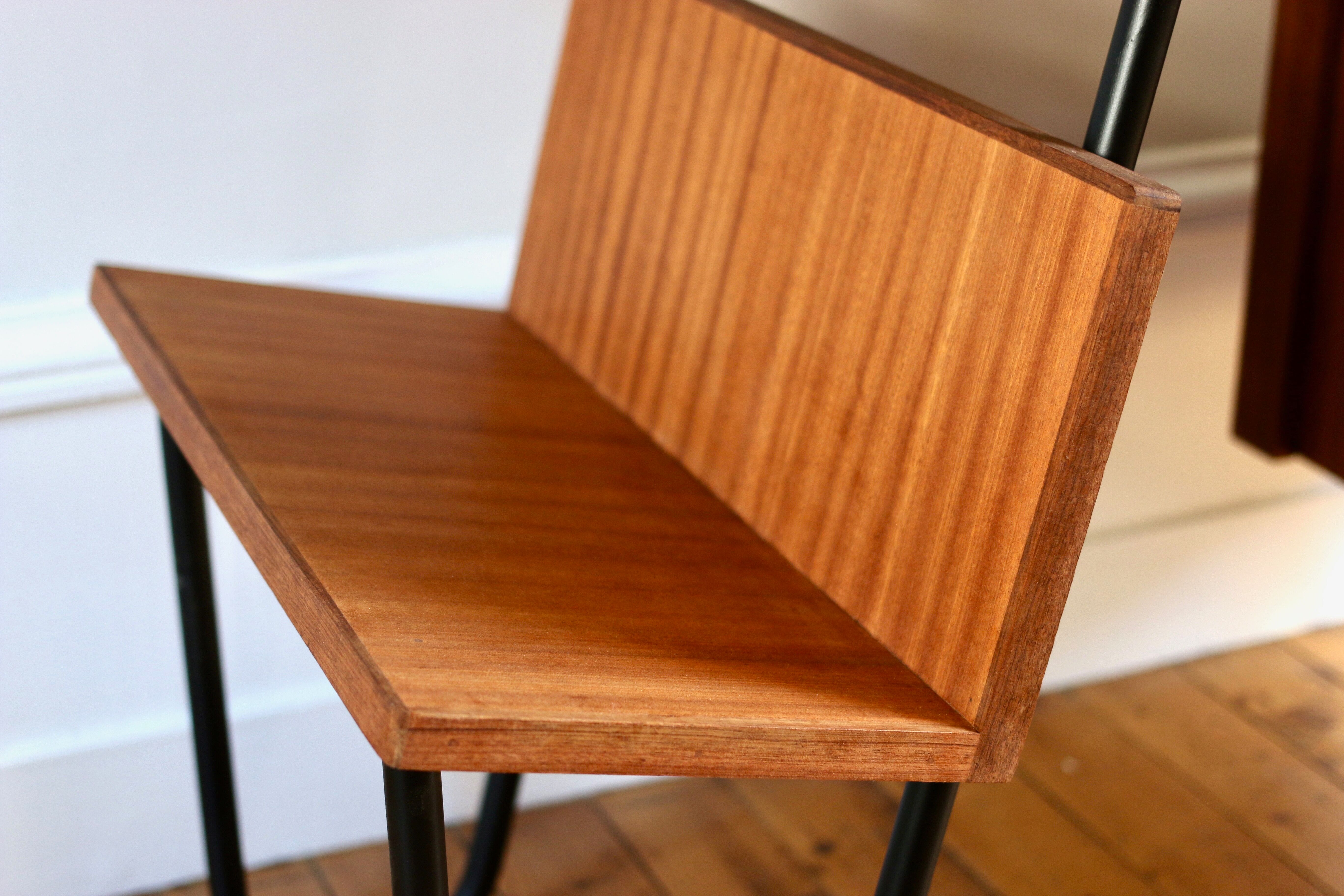 Spirol brand teak modernist desk, 1960s