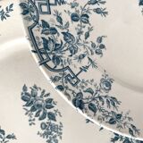 Badonviller ironstone plates "Roses"