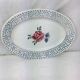 Old oval shaped dish made in france Digoin Sarreguemines model *rené*
