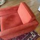 Wind armchair in caramel/brown velvet