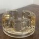 Candle holder, glass warming plate