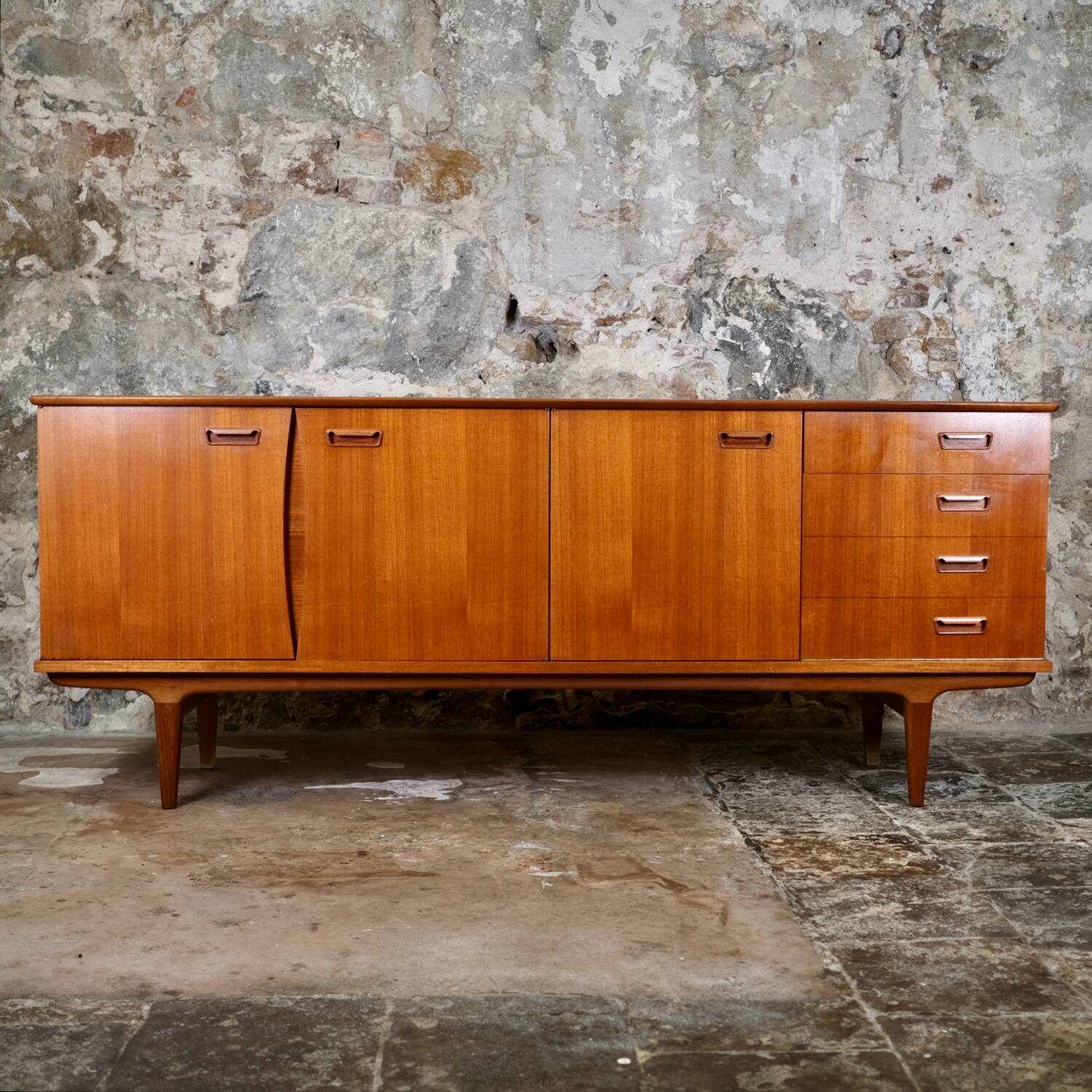 Scandinavian style teak sideboard, 1966