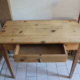 Raw wooden table