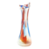 Mid-century modern vase, multicolour glass, Huta Hortensja, Poland, 1970s