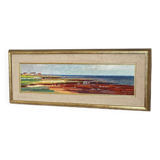 Swedish Oil on Panel – “Red Seaweed, Bredsätra Öland” by Stig Jonzon