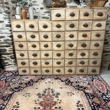 Magnificent wooden workshop cabinet.