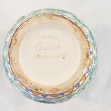 Vase in faience cecart monaco