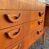 Atypical teak row from the 60s