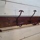 School coat rack with 8 hooks