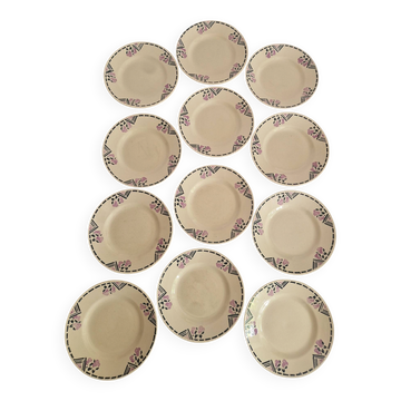 12 dessert plates model Tunis