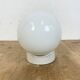 Vintage White Porcelain Wall Light, 1970s