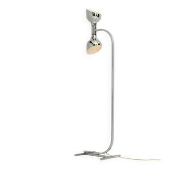 Chromed floor lamp AM/AS by Franco Albini for Sirrah, Italy, 1969