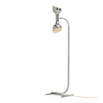 Chromed floor lamp AM/AS by Franco Albini for Sirrah, Italy, 1969