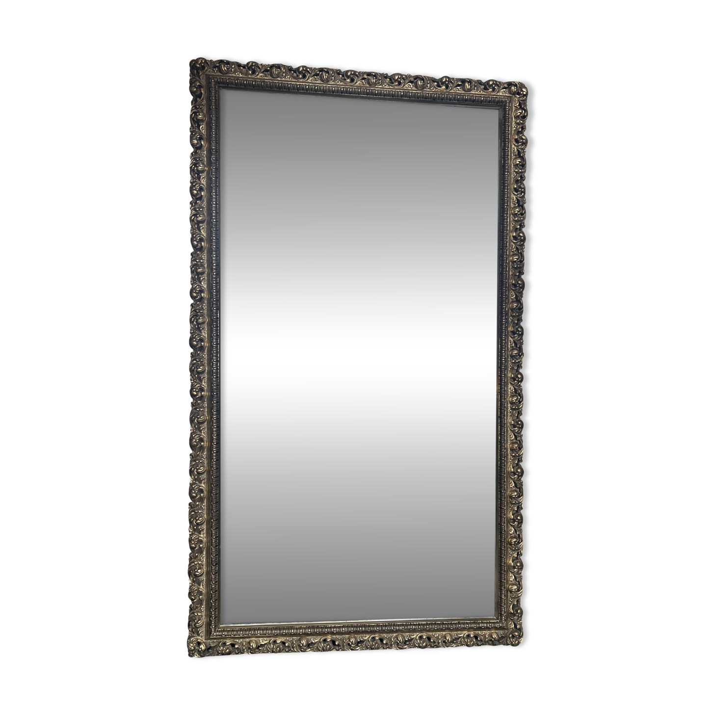 Golden rectangular mirror