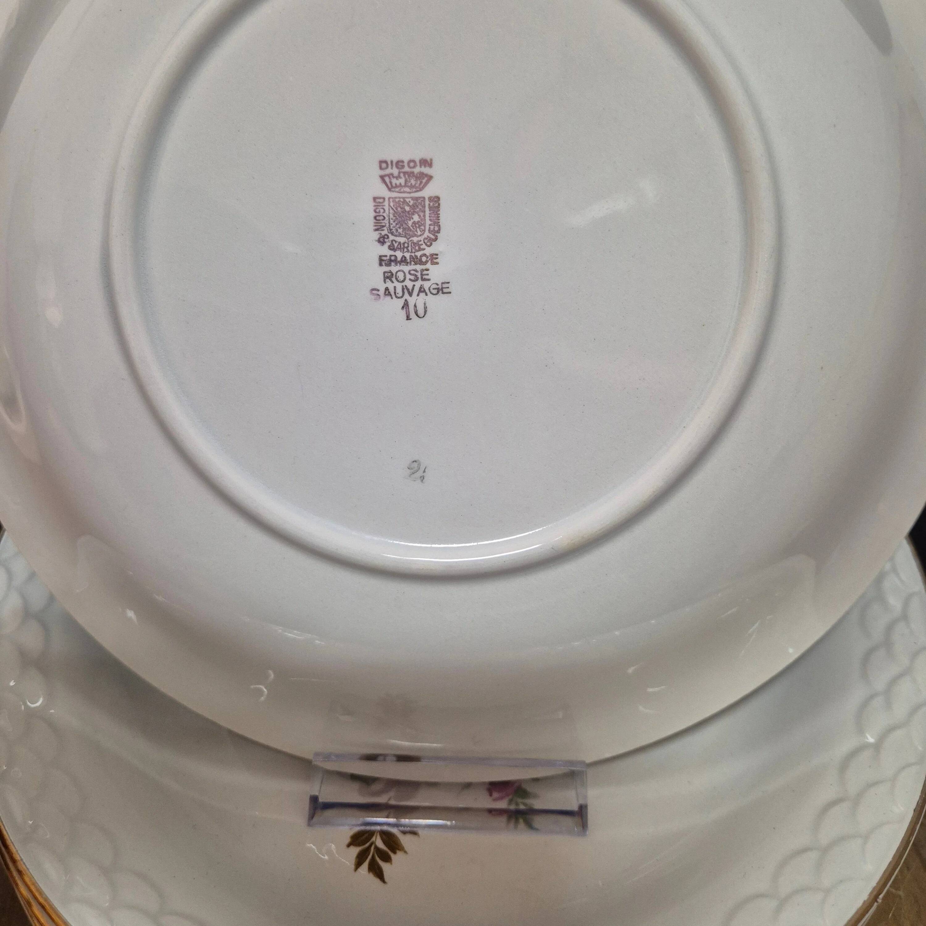 Deep plates "Digoin & Sarreguemines"