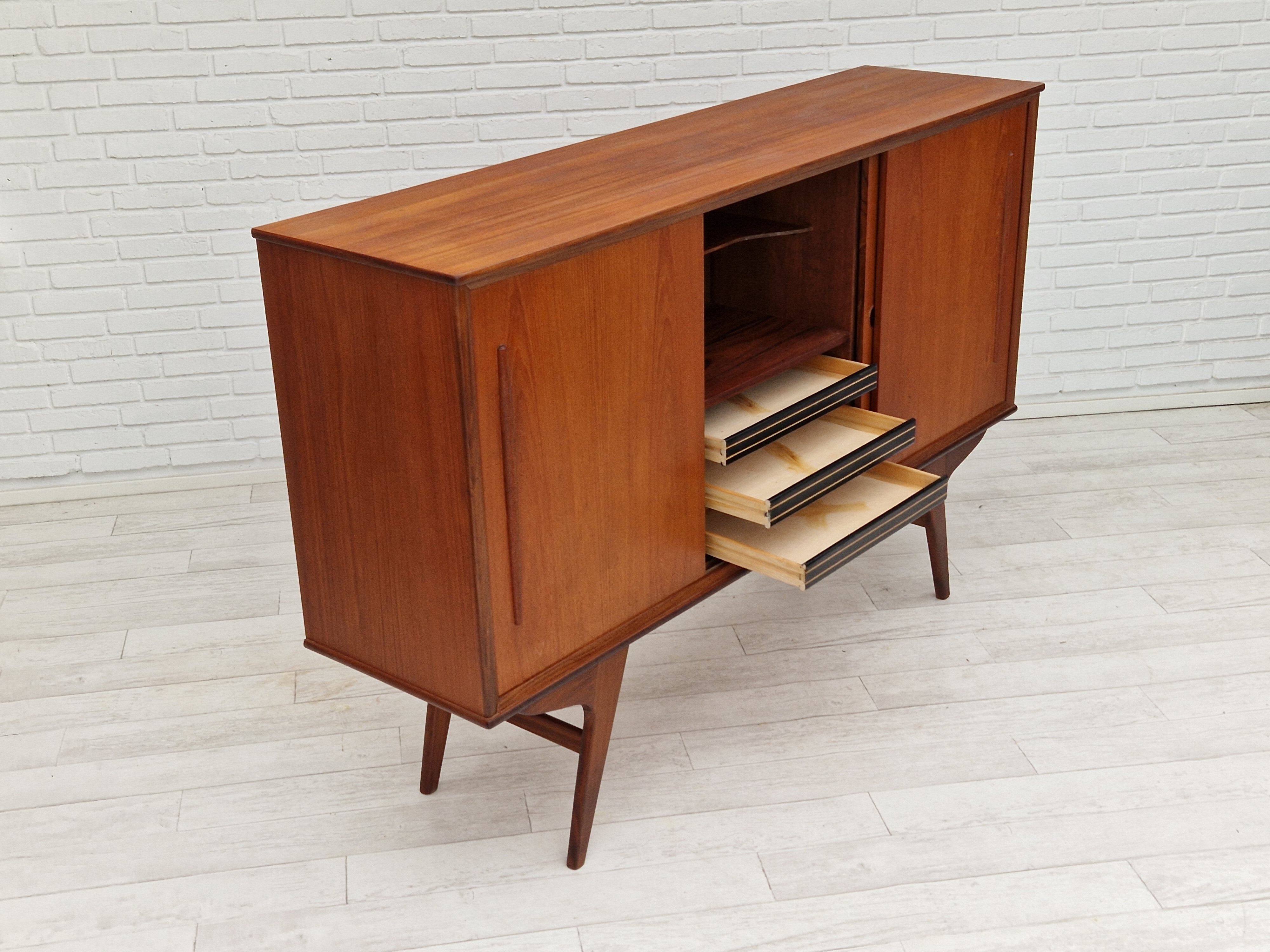 Enfilade danoise vintage, bois de teck