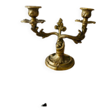 Antique brass candlestick