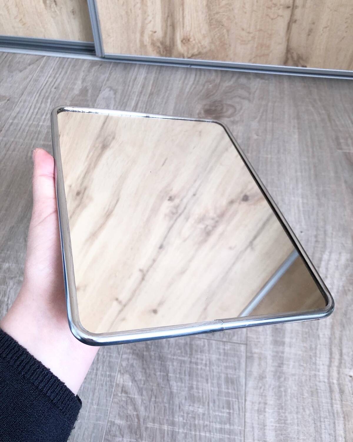 Vintage barber mirror