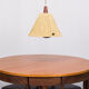 raffia pendant lamp from Temde, 1960s