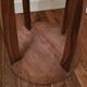 Pedestal table, round Art Deco wooden side table