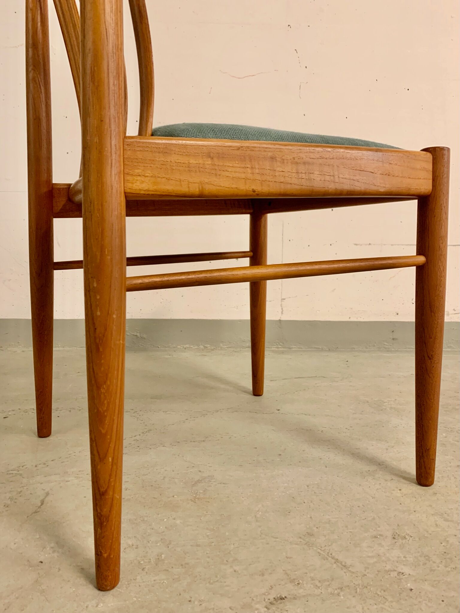 4x Danish Teak Dining Chairs by H.W. Klein for Bramin 1960s