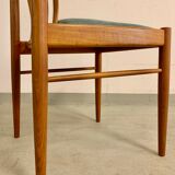4x Danish Teak Dining Chairs by H.W. Klein for Bramin 1960s