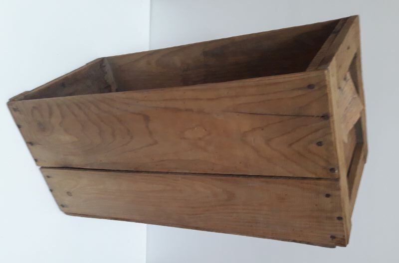 Wooden transport box