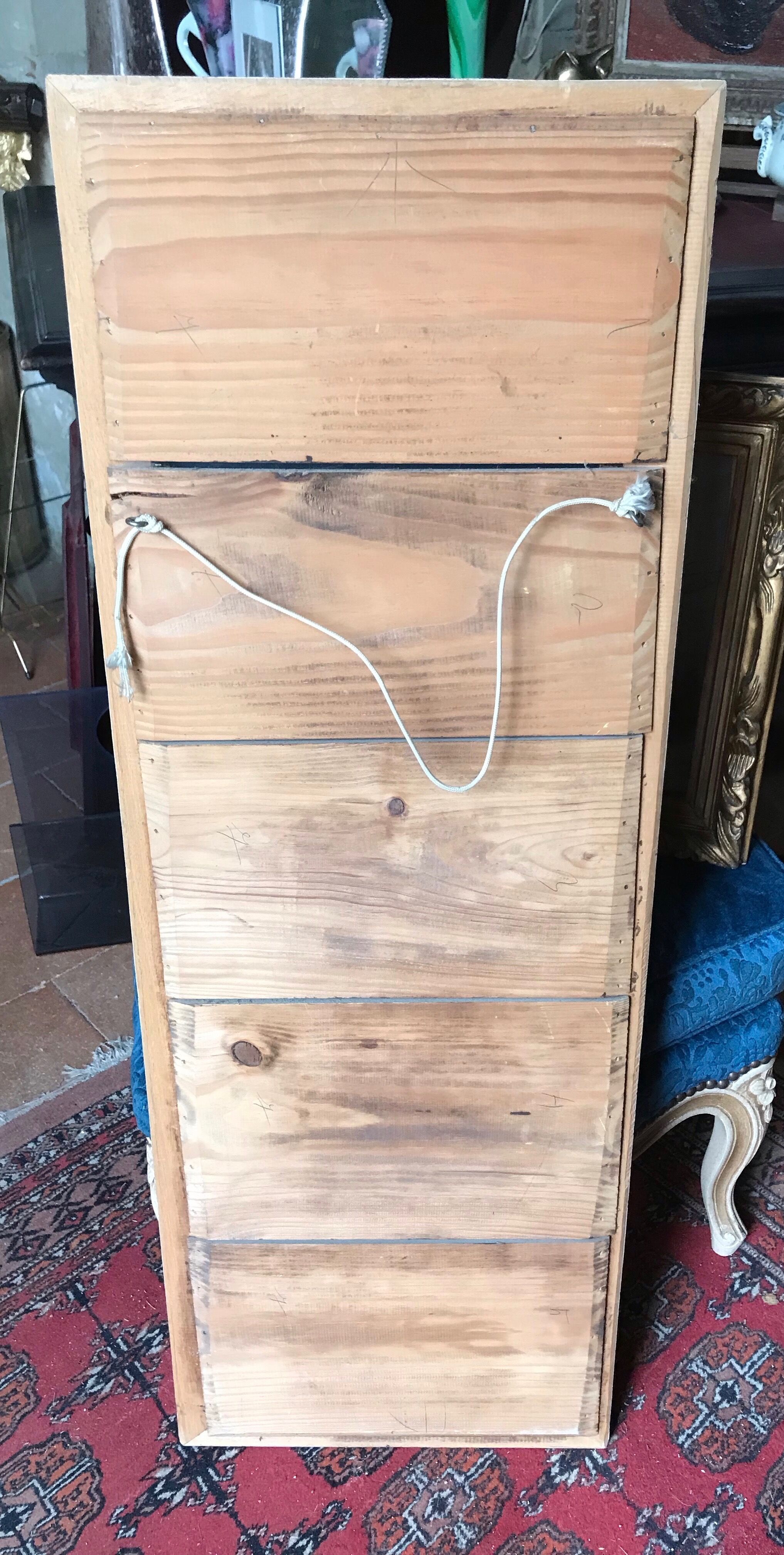 Gilded mirror early 20th century 101 x 35 cm