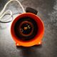 Lampe spot à pince orange 100% 1970 vintage