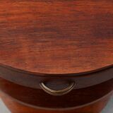 Table de chevet ou armoire en bois de Michel Dufet de style Art Déco, France vers 1800.