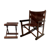 Sergio rodriguez folding chair & ottomane for oca