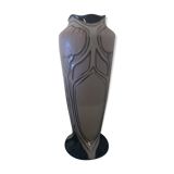 Vase soliflore bleue et blanc