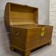 Treasure oak domed top chest