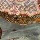 Louis XV armchair in carved walnut, needlepoint tapestry, 18th century
