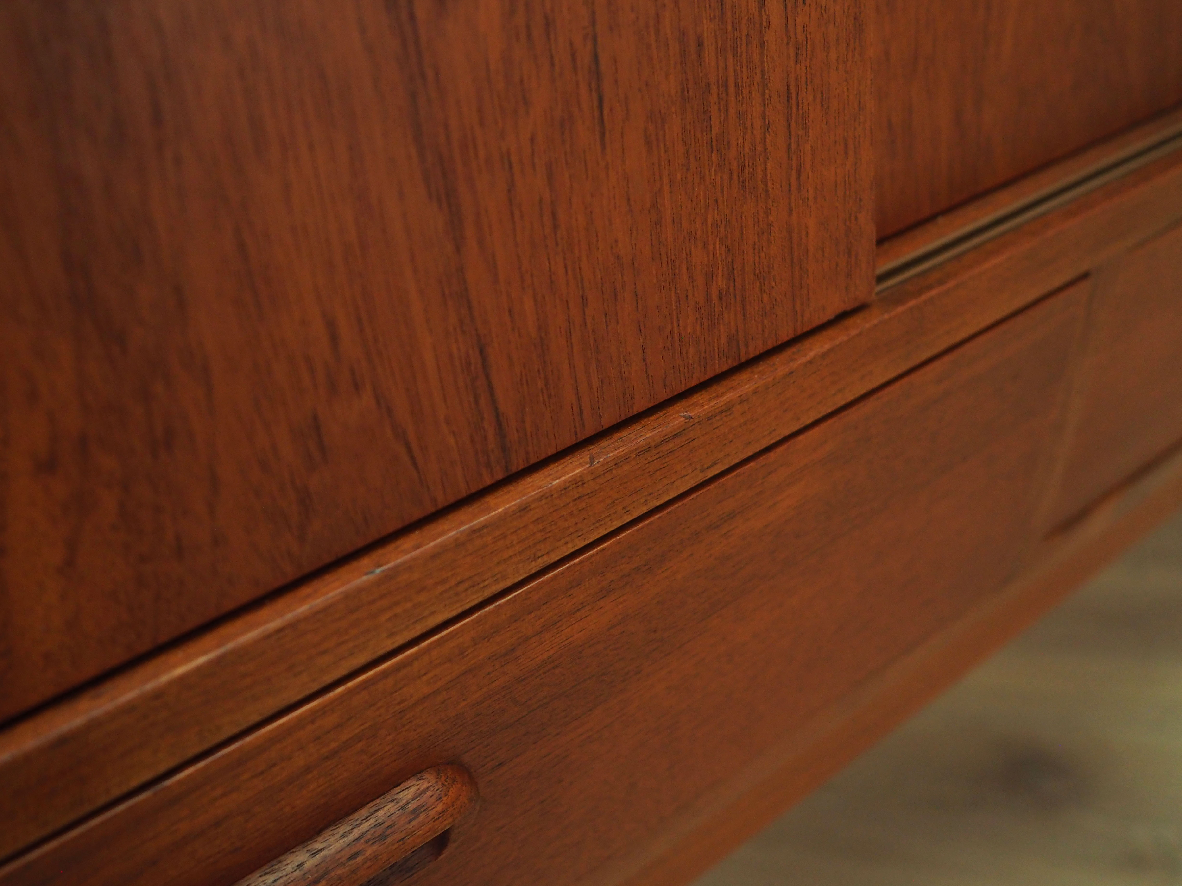 Teak highboard, Danish design, 1960s, Denmark
