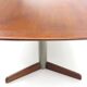 Table basse en teck avec métal fabriqué dans les années 60