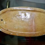 Art nouveau enamelled stoneware pocket by charles grebert 1910