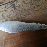 Coupe papier argent et ivoire