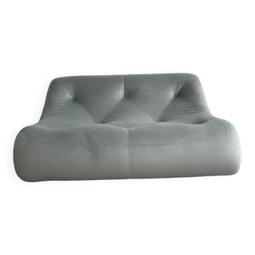 Kali green two-seater sofa by Michel Ducaroy for Ligne Roset