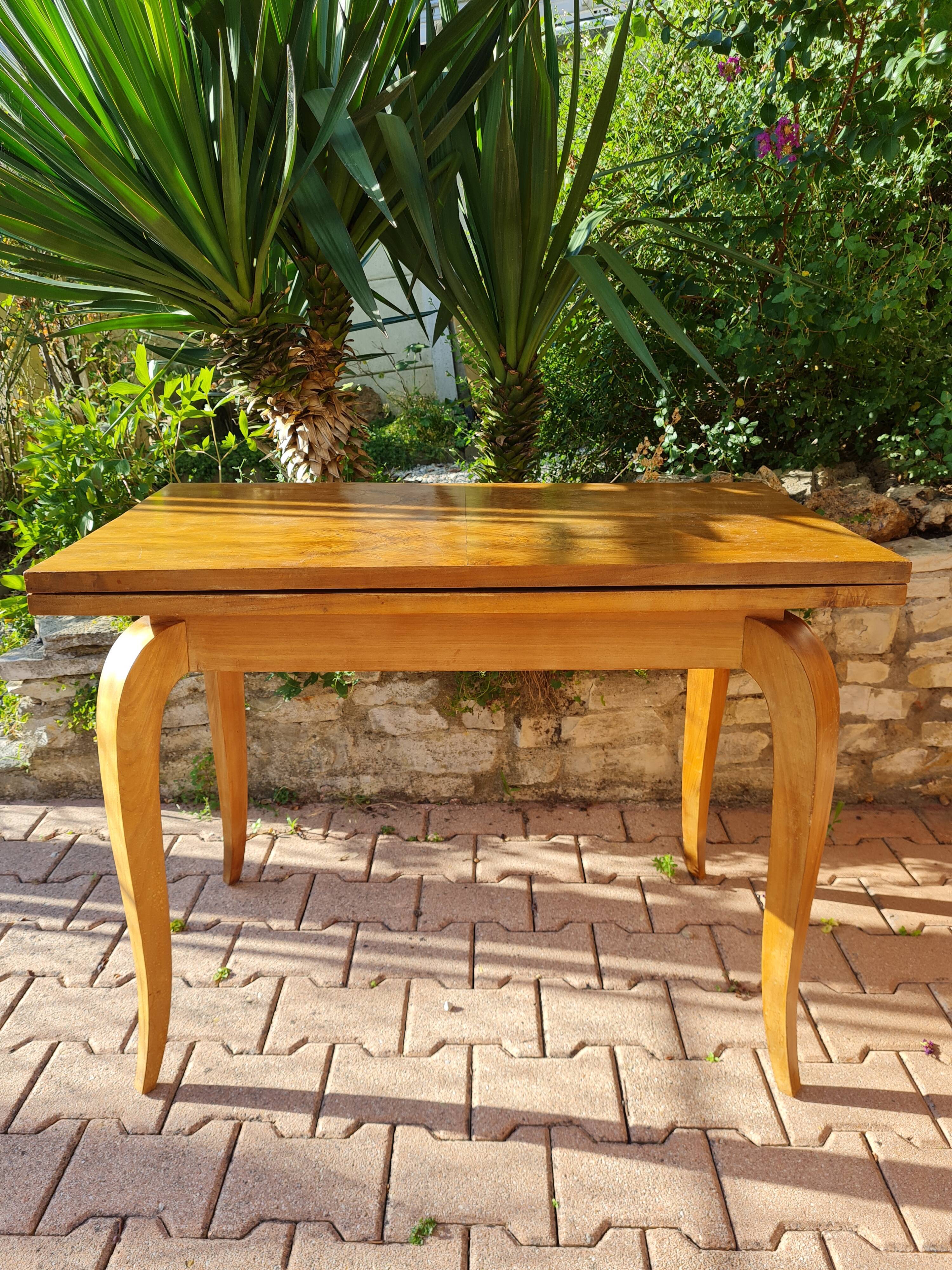 table wallet veneer wood 50s