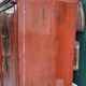 Small Asian lacquered wardrobe with 2 doors and 5 drawers.