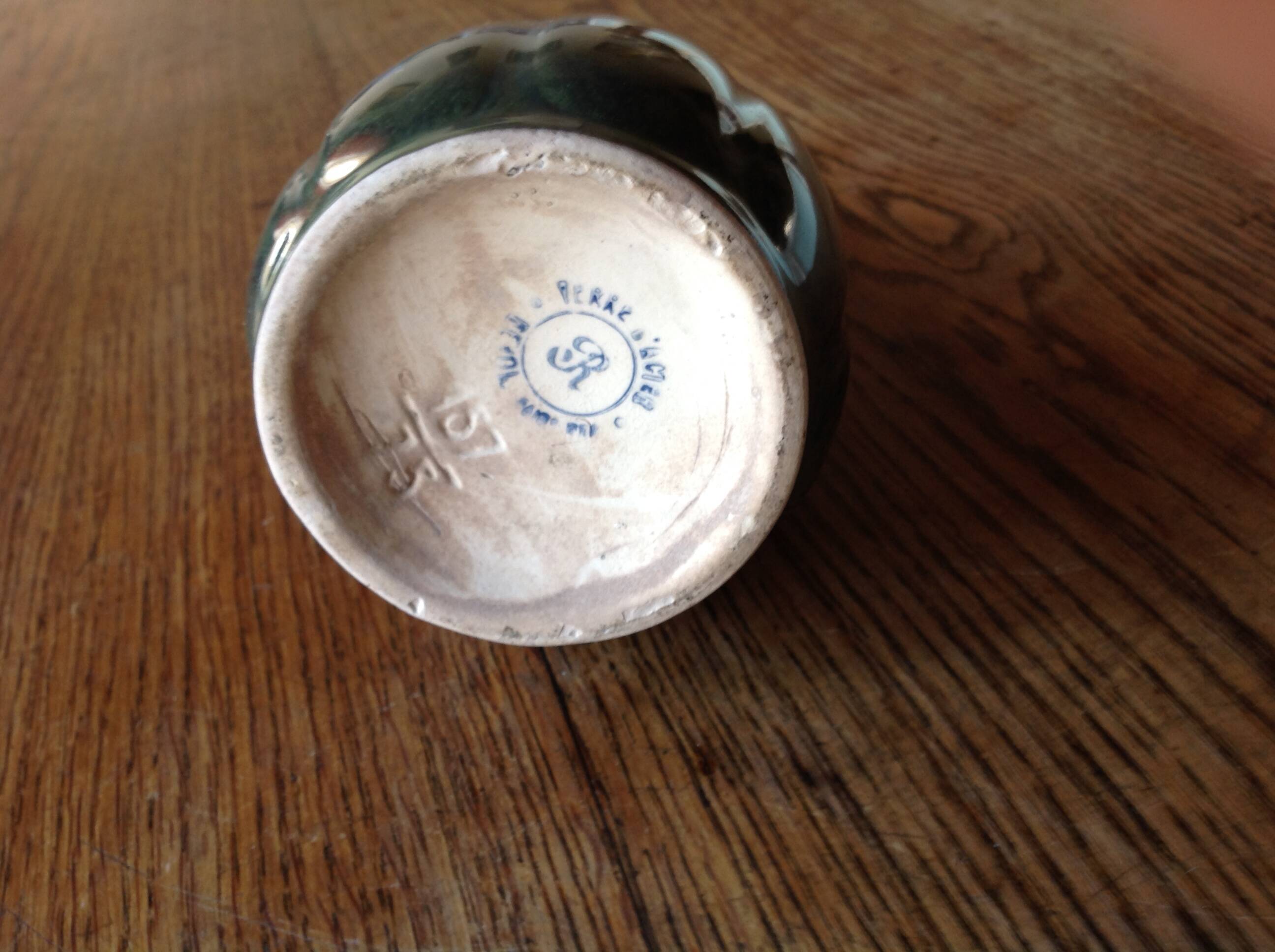 Ceramic pitcher, steel clay, revol