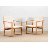 Børge Mogensen armchairs in Oak.