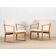Børge Mogensen armchairs in Oak.
