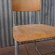 Industrial vintage Chairs Willem Hendrik Gispen for Gispen 1950s, Set of 2