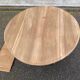 Renovated Louis Philippe round extendable dining table with leaves from the 18th century.